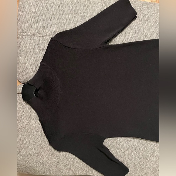 Zara knit Black turtleneck dress - Picture 4 of 4